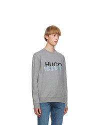 Hugo Grey Logo Sweatshirt