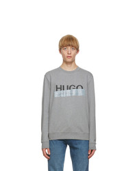 Hugo Grey Logo Sweatshirt