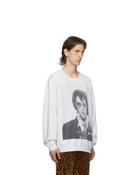 R13 Grey Oversized Elvis T 70 Sweatshirt 450 SSENSE Lookastic