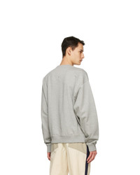 Kenzo Grey Oversized Logo Sweatshirt