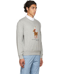 Polo Ralph Lauren Grey Polo Bear Big Pony Sweatshirt