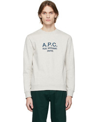 A.P.C. Grey Rufus Sweatshirt
