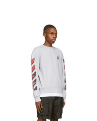 Off-White Grey Slim Marker Sweatshirt