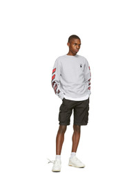 Off-White Grey Slim Marker Sweatshirt