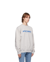 Sporty and Rich Grey The Science Of Good Health Sweatshirt