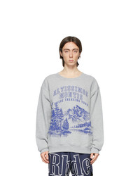 Rhude Grey Trekking Sweatshirt