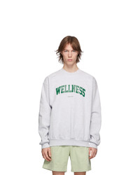 Sporty and Rich Grey Wellness Sweatshirt