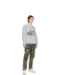 Rhude Grey Wolf In Nature Sweatshirt