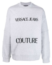 VERSACE JEANS COUTURE Logo Print Long Sleeved Sweatshirt