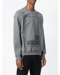 Love Moschino Logo Square Jersey Sweater