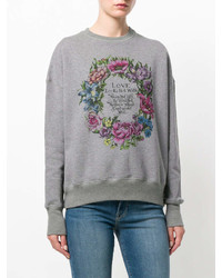 Alexander McQueen Love Wreath Print Sweatshirt