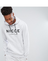 Nicce London Nicce Sweatshirt In Grey With Chest Logo To Asos