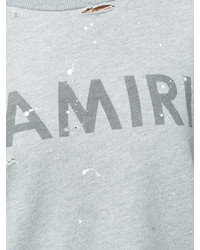 Amiri Painted Logo Print Sweatshirt