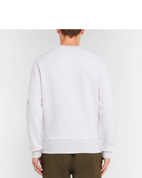 Ami Printed Cotton Jersey Sweatshirt