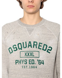 DSQUARED2 Printed Cotton Jersey Sweatshirt