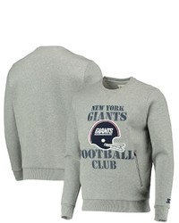 STARTE R Gray New York Giants Locker Room Throwback End Zone Pullover Sweatshirt At Nordstrom