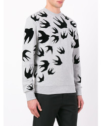 McQ Alexander McQueen Swallow Print Sweatshirt