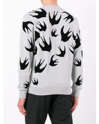 McQ Alexander McQueen Swallow Print Sweatshirt