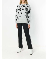 McQ Alexander McQueen Swallow Print Sweatshirt