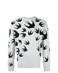 McQ Alexander McQueen Swallow Print Sweatshirt