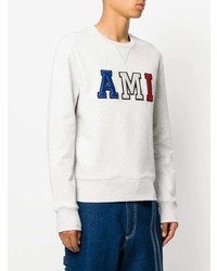 AMI Alexandre Mattiussi Sweatshirt Patched Ami Letters