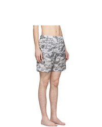 Off-White Grey All Over Arrows Swim Shorts