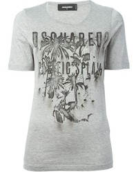 Grey Print T-shirt