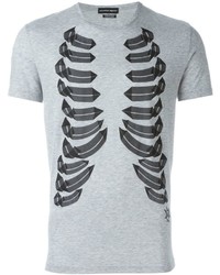 Alexander McQueen Ribcage Print T Shirt