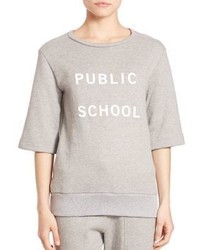 Public School Alin Logo Print T Shirt