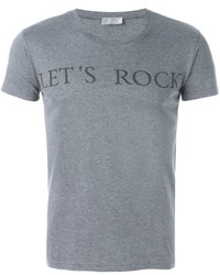 Christian Dior Vintage Lets Rock Print T Shirt