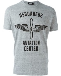 DSQUARED2 Aviation Centre Print T Shirt