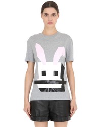 Electro Bunny Printed Cotton T Shirt