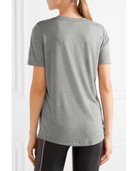 Nike Essential Printed Stretch Jersey T Shirt Gray