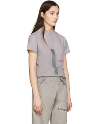A-Cold-Wall* Grey Reconstructed Invisible Polythene T Shirt