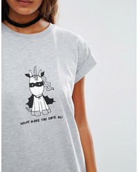 Asos Halloween T Shirt With What Have You Come As Print