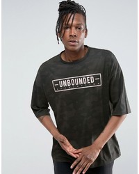Asos Oversized T Shirt With All Over Camo Unbounded Print