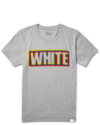 White Mountaineering Printed Cotton Jersey T Shirt