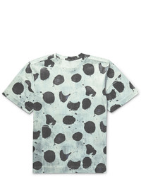 Issey Miyake Printed Cotton Jersey T Shirt