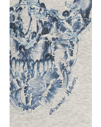 Alexander McQueen Printed Cotton T Shirt