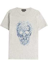 Alexander McQueen Printed Cotton T Shirt