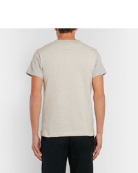 Nigel Cabourn Printed Mlange Cotton Jersey T Shirt