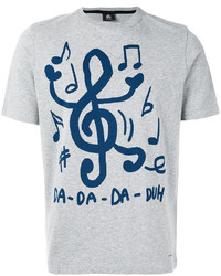 Paul Smith Ps By Treble Clef Print T Shirt