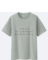 Uniqlo Sprz Ny Poetry Short Sleeve Graphic T Shirt