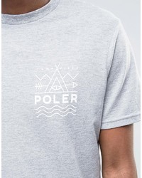 Poler T Shirt With Back Print