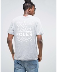 Poler T Shirt With Back Print