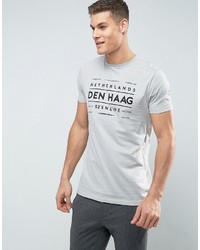 Asos T Shirt With Netherlands Print In Gray