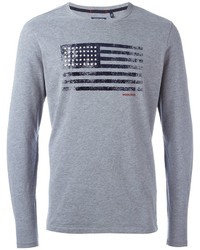 Woolrich American Flag Printed T Shirt