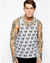 Eleven Paris Tank With Mickey Mouse Print
