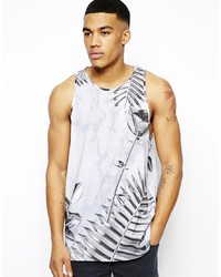 Illustrated People Tank With Roseopolis Print