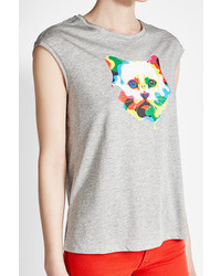 Karl Lagerfeld X Steven Wilson Printed Tank Top With Cotton
